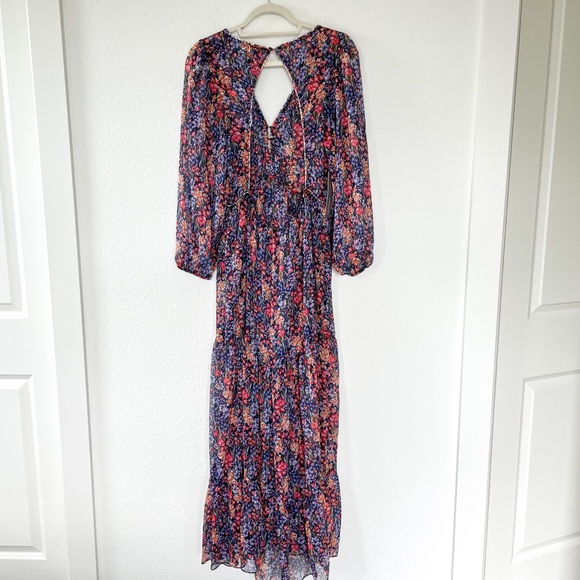 Anthropologie MISA Los Angeles Anahita Floral Open-Back Maxi Dress - Picture 5 of 10